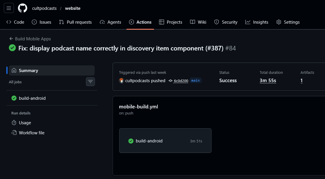 Android Bubblewrap packaging pipeline on GitHub Actions